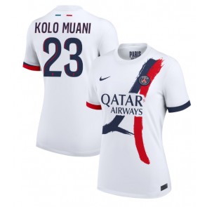 Paris Saint-Germain Randal Kolo Muani #23 Gostujuci Dres za Ženska 2024-25 Kratak Rukavima